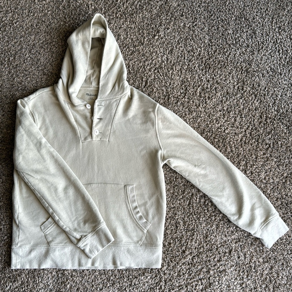 Madewell, men’s medium tan hoodie